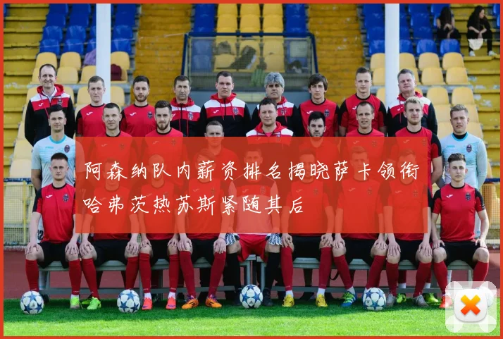 阿森纳队内薪资排名揭晓萨卡领衔哈弗茨热苏斯紧随其后